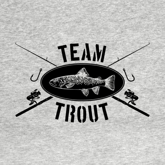 Team Trout (Black) by bobbuel